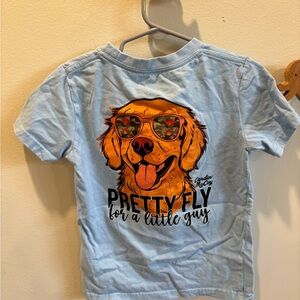 Pretty Fly Light Blue Kids Graphic Tee - Cardin McCoy